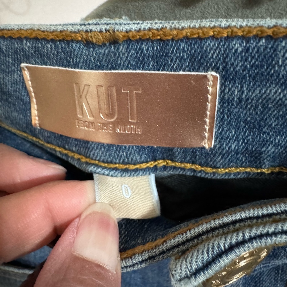 KUT Ana High Rise  Flare Kut From The Kloth Size 0 - Picture 3 of 9